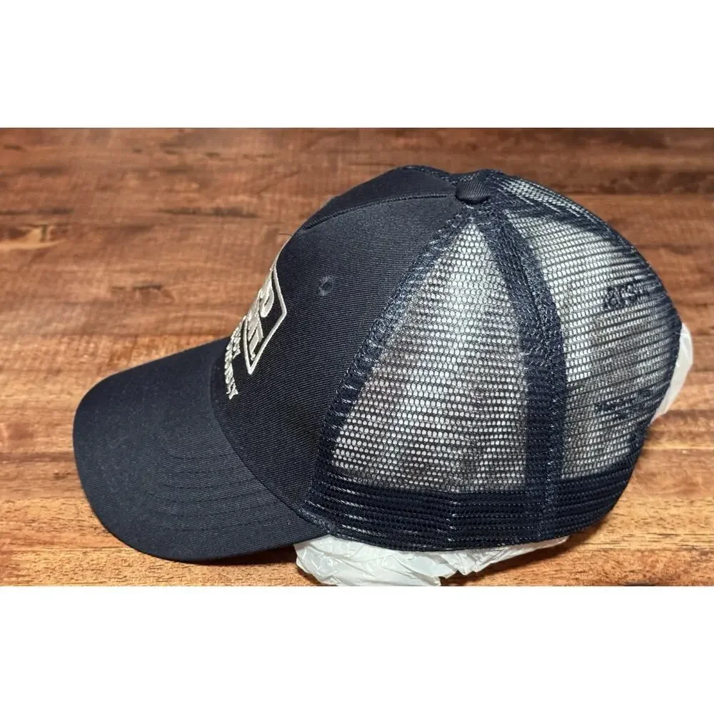 Bud Light “Enjoy Responsibly” Blue Mesh Snapback Trucker Hat